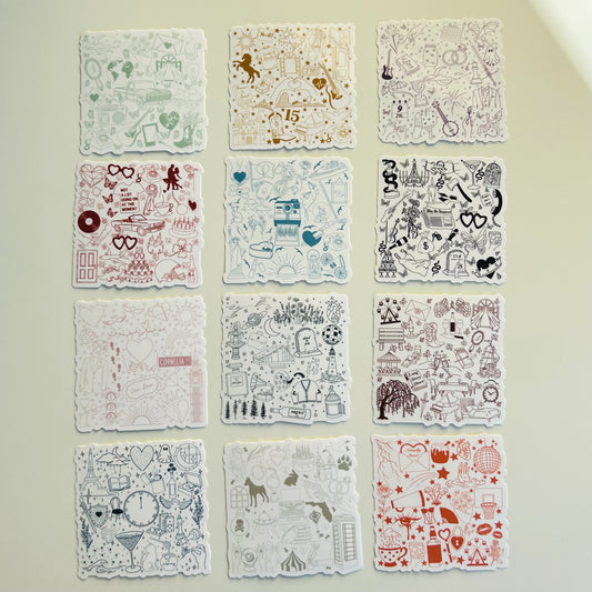 The Eras Stickers